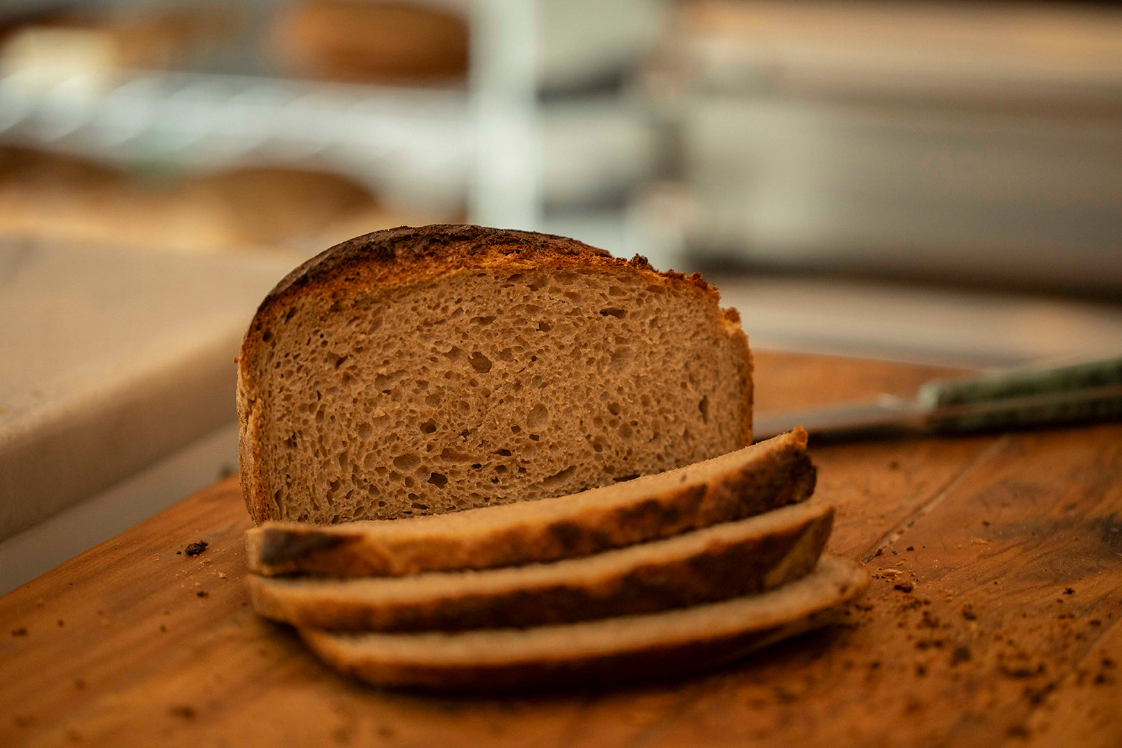 Pão de fôrma | azeite e centeio